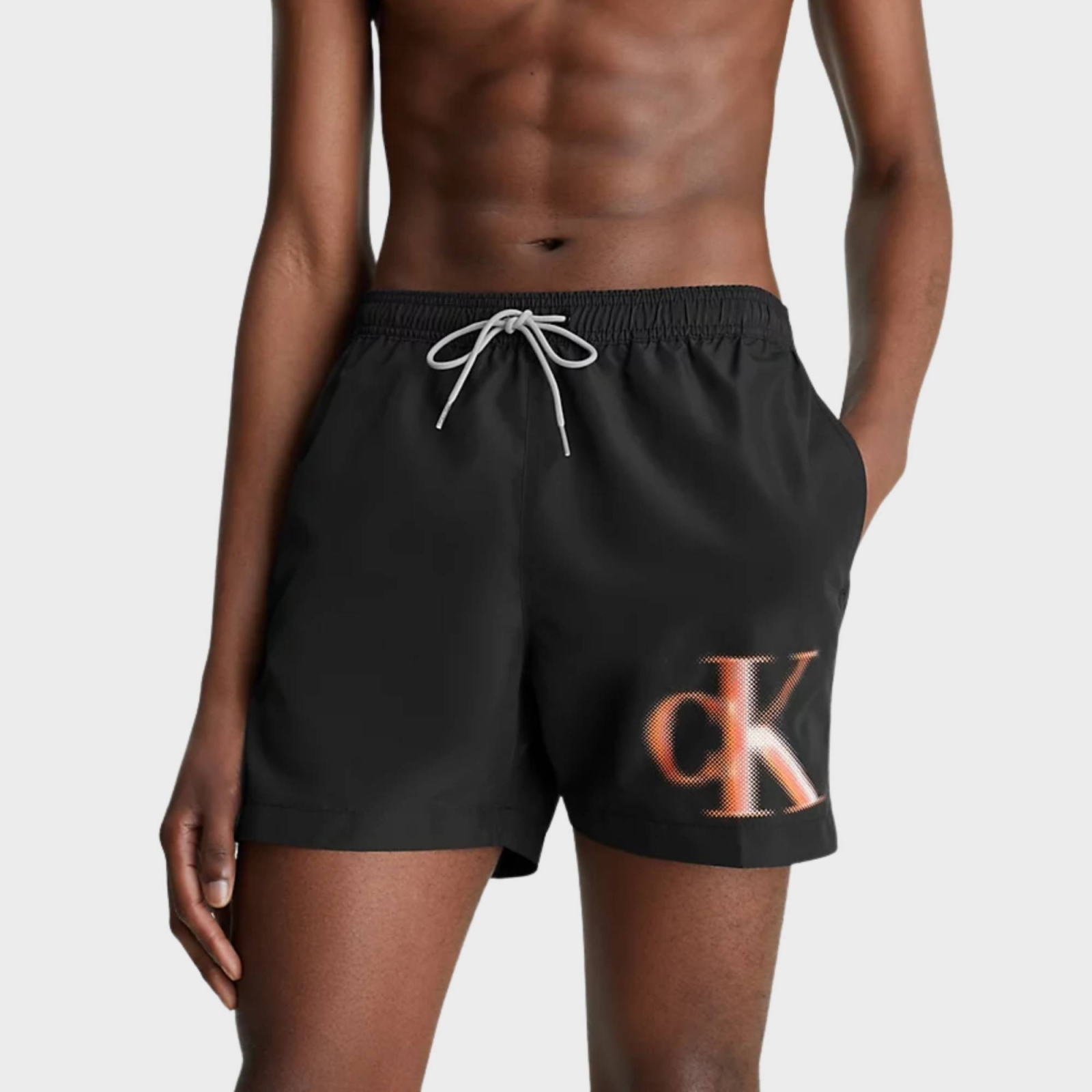 CALVIN KLEIN MEDIUM MONOGRAM SWIM SHORT