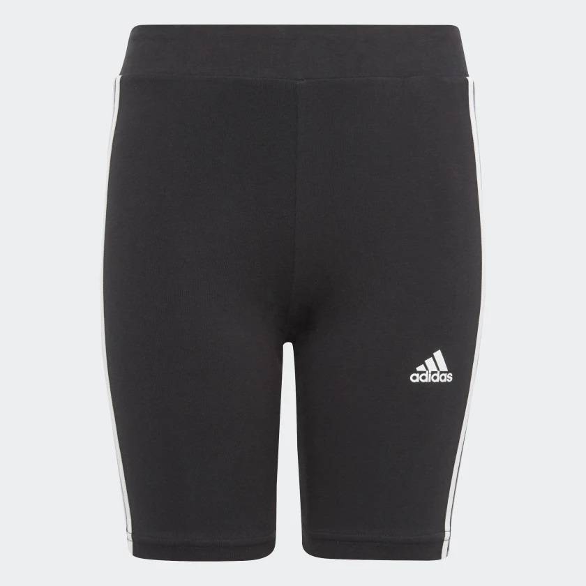 ADIDAS GIRLS ESSENTIAL 3 STRIPES SHORT TIGHT