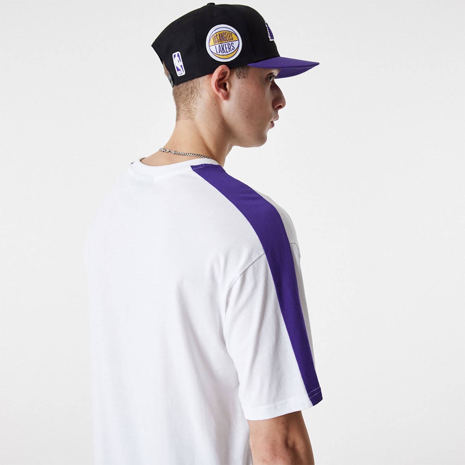 NEW ERA NBA COLOUR BLOCK TEE LOS ANGELES LAKERS