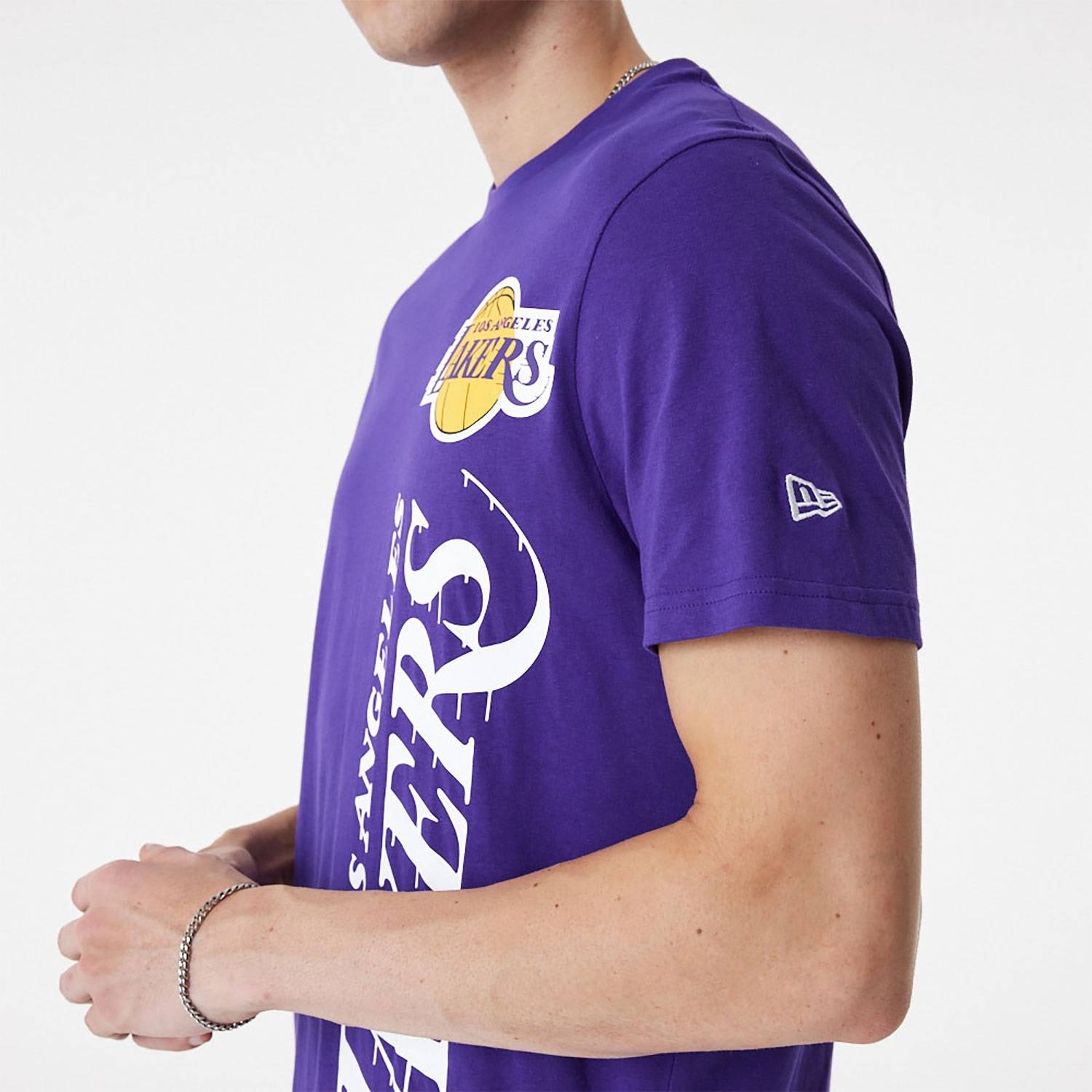 NEW ERA NBA TEAM COLOUR TEE LOS ANGELES LAKERS