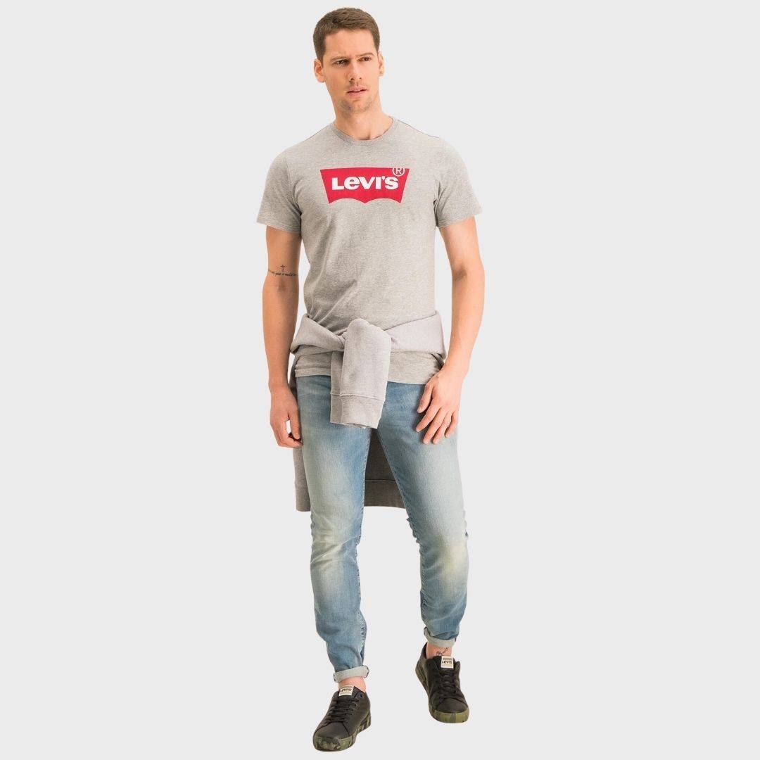 LEVI'S GRAPHIC SET-IN NECK GREYS