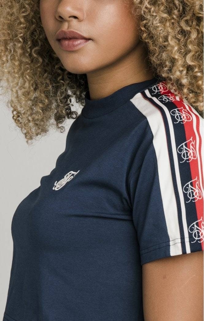 SIKSILK CLASSIC TAPE CROP TEE