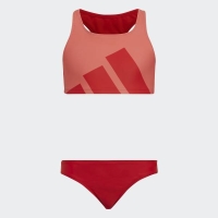 ADIDAS BIG LOGO GIRLS SWIM SUIT