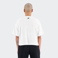 NEW BALANCE RELENTLESS HEATHERTECHCROPPED T-SHIRT