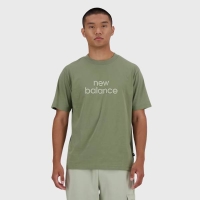 NEW BALANCE LINEAR LOGO RELAXED TEE