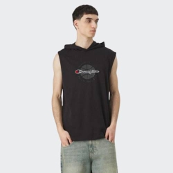 CHAMPION MODERN BASKET SLEEVELESS HOODED T-SHIRT