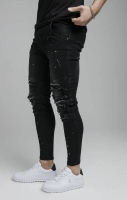 SIKSILK RIOT BIKER DENIMS