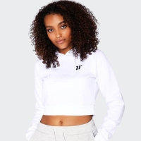 11 DEGREES CORE CROPPED HOODIE