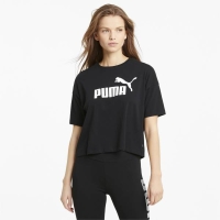 PUMA ESS CROPPED LOGO TEE