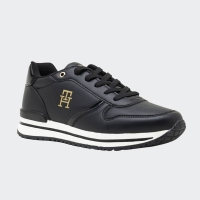 TOMMY MONOGRAM LOW CUT LACE-UP SNEAKER