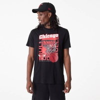 NEW ERA NBA BBALL GRAPHIC TEE CHICAGO BULLS