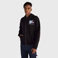 TOMMY REGULAR GRAFFITI ZIP HOODIE