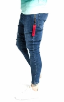 SIKSILK DISTRESSED FLIGHT JEAN