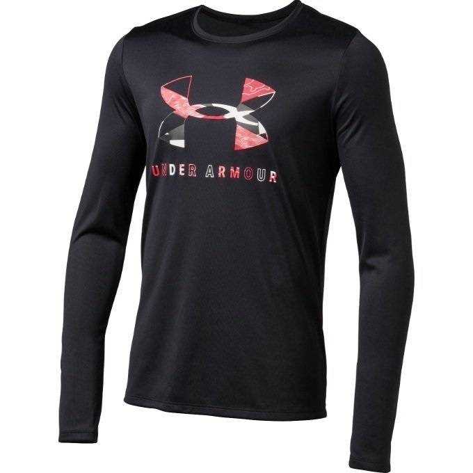 UNDER ARMOUR TECH GRAPHIC BIG LOGO LONG SLEEVE TEE