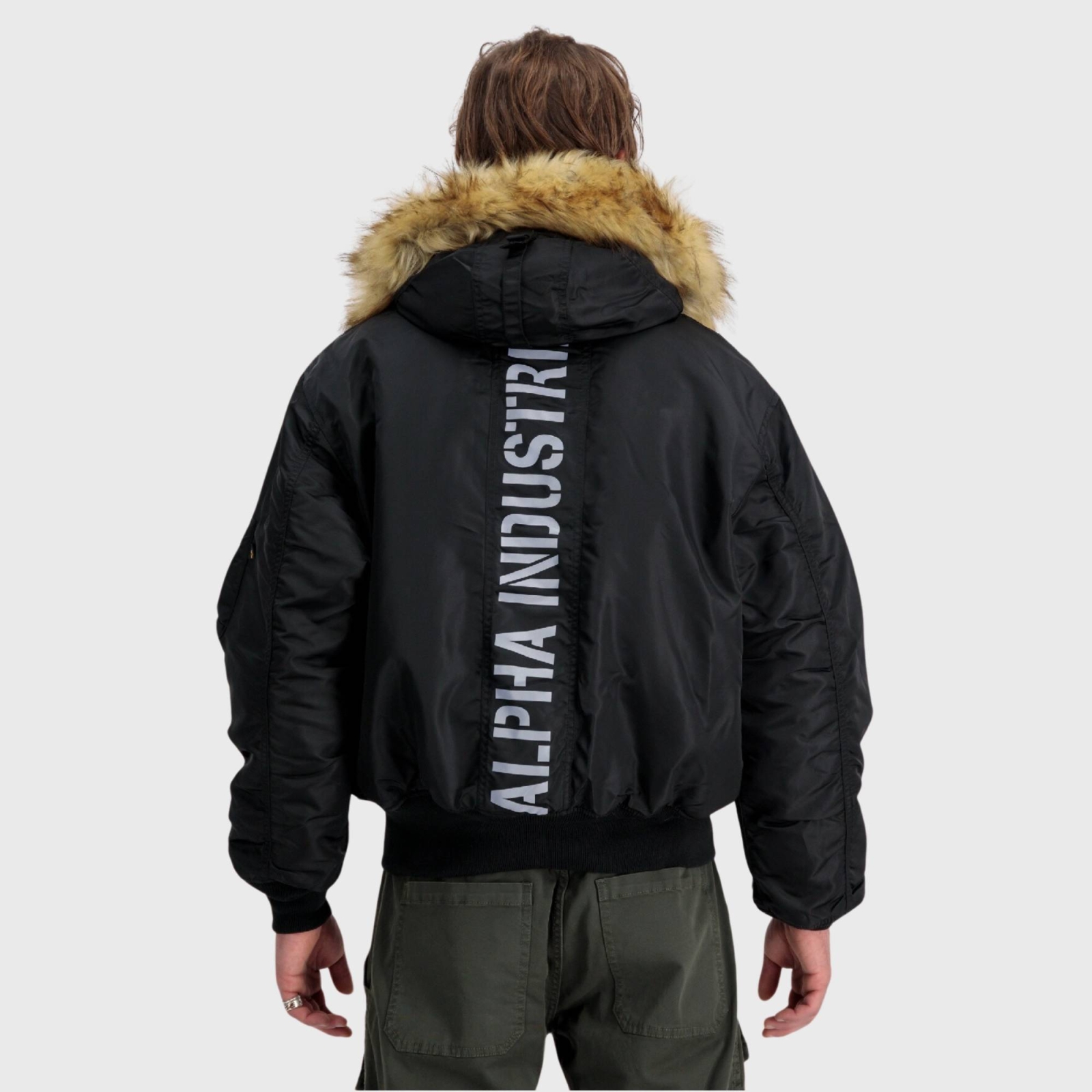 ALPHA INDUSTRIES 45P HOODED CUSTOM JACKET