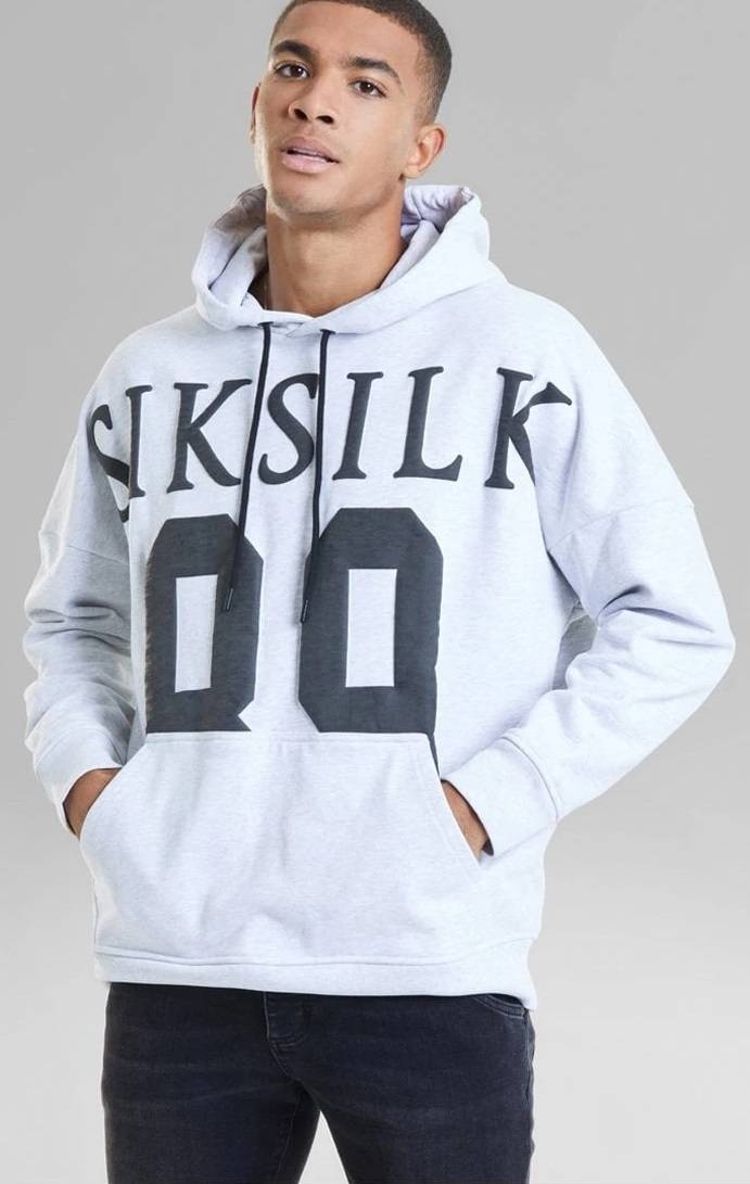 SIKSILK DROP SHOULDER RELAXED FIT HOODIE