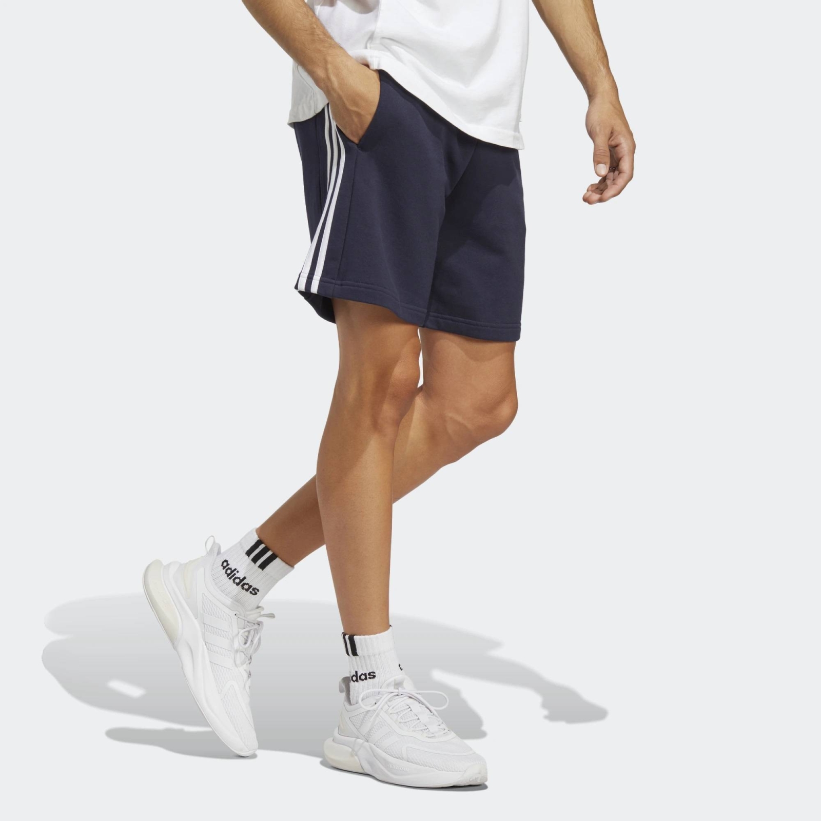 ADIDAS MENS 3 STRIPES SHORT