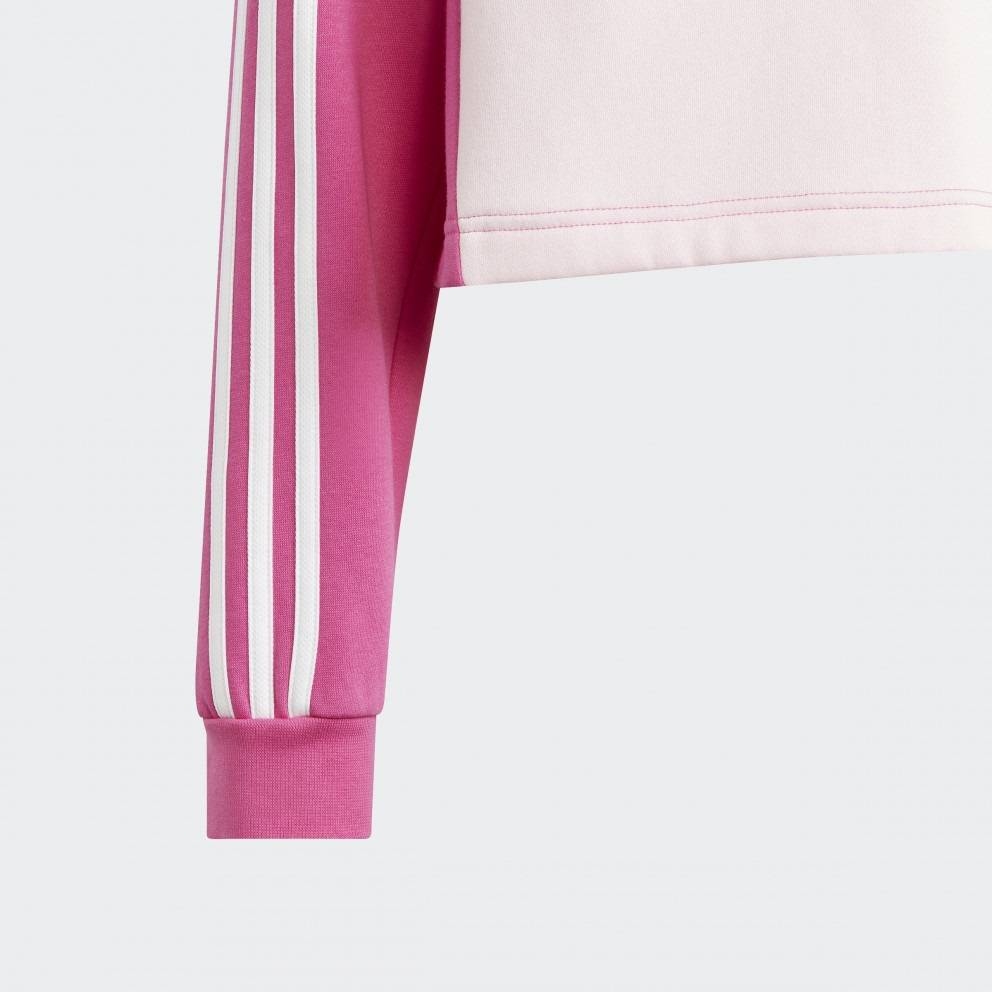 ADIDAS GIRLS 3 STRIPES FLEECE SET