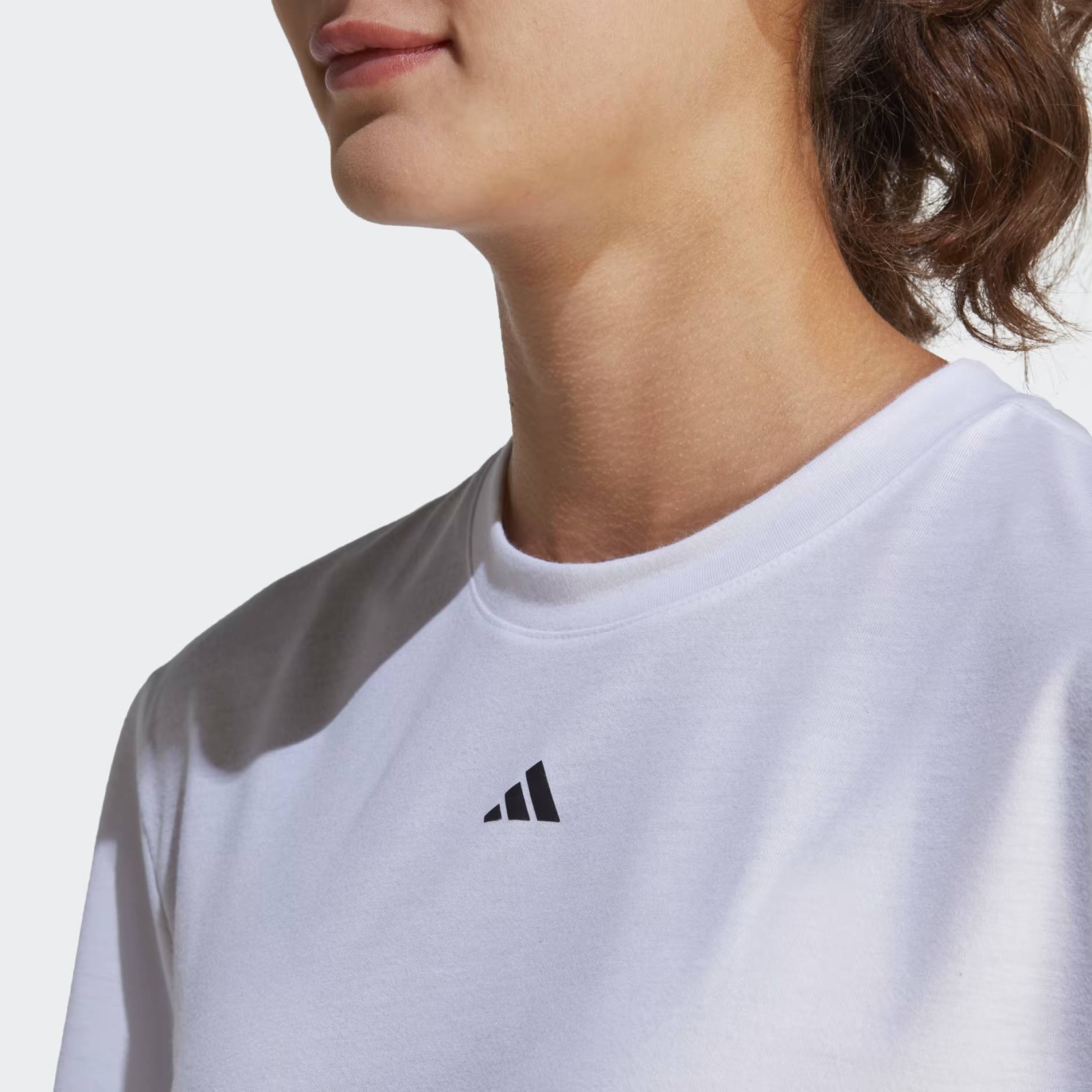 ADIDAS CROPPED TRAINING TEE