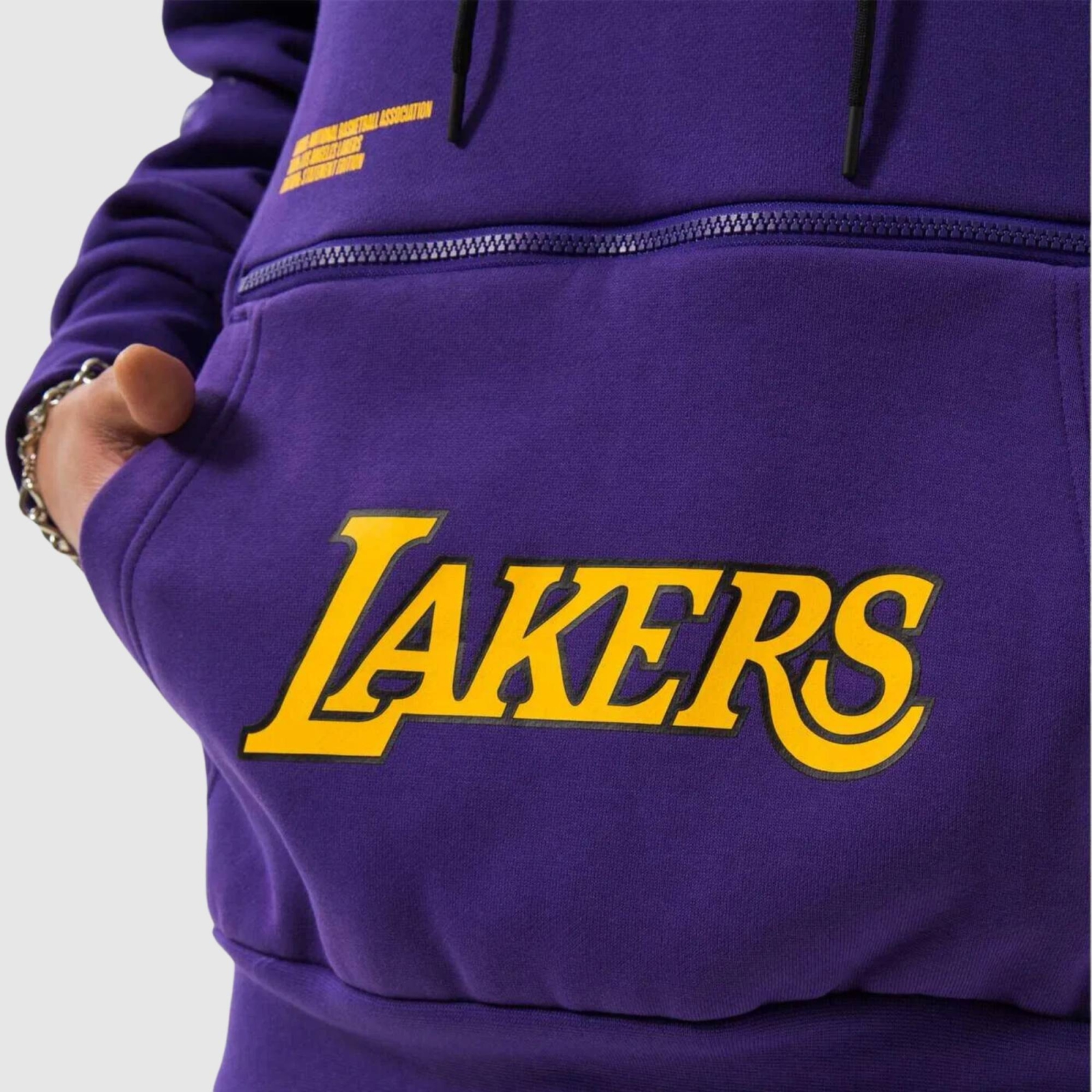 NIKE MENS LAKERS FLEECE HOODIE