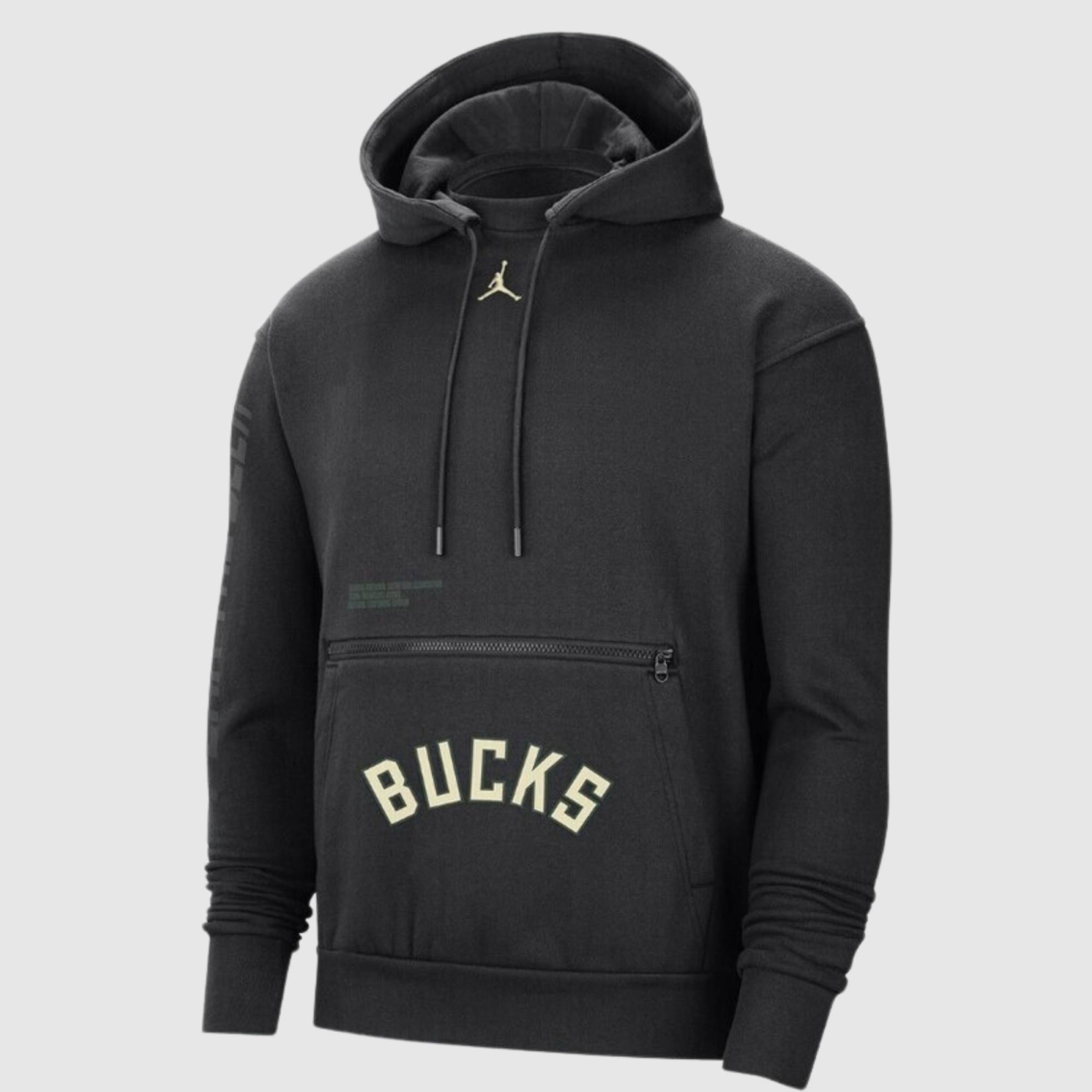 NIKE MENS MILWAUKEE BUCKS FLEECE HOODIE