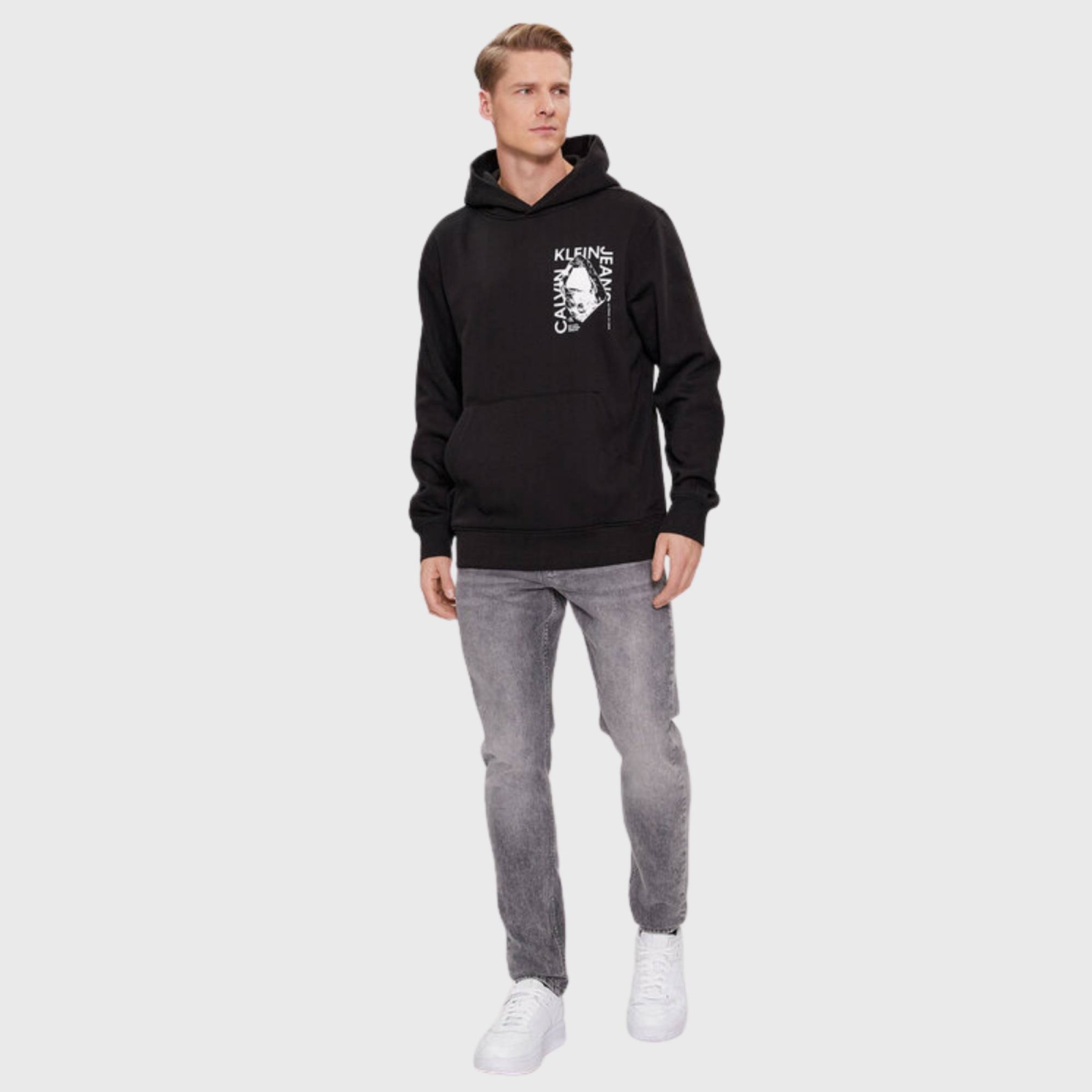 CALVIN MODERN METALS GRAPHIC HOODIE