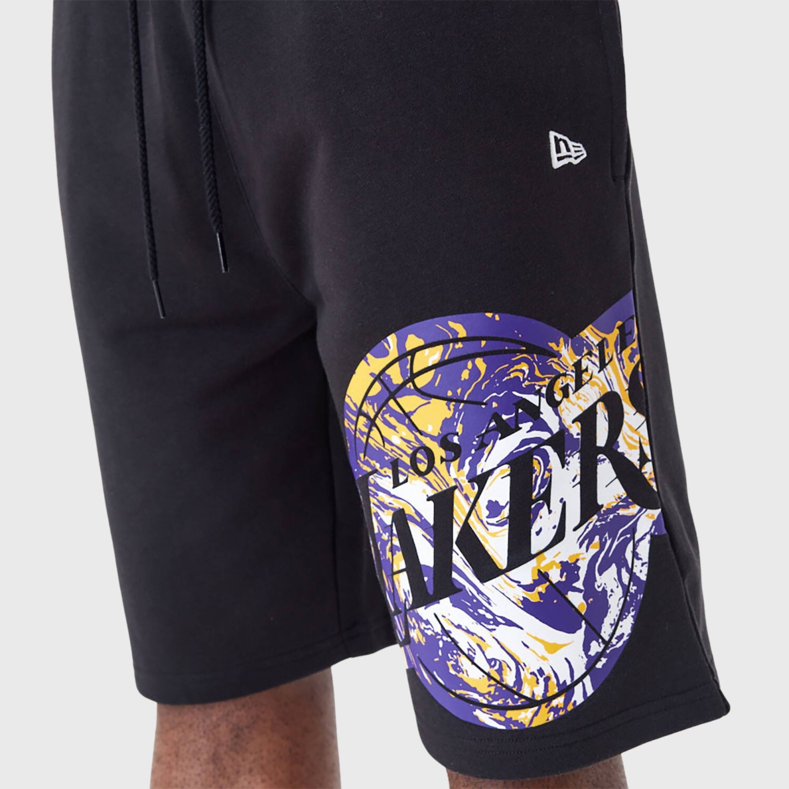 NEW ERA LOS ANGELES LAKERS NBA INFILL GRAPHIC SHORTS