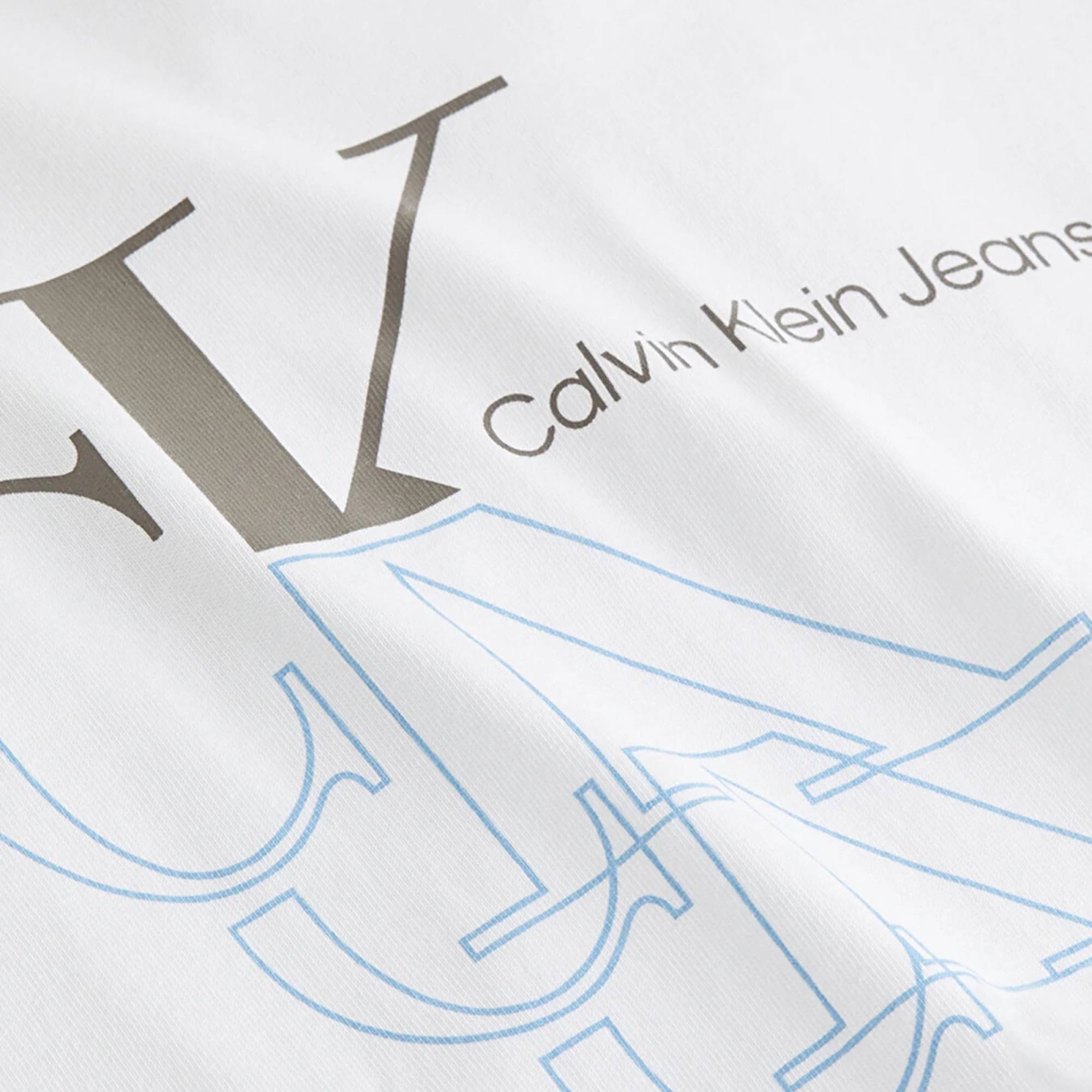 CALVIN KLEIN MONOGRAM ECHO GRAPHIC TEE