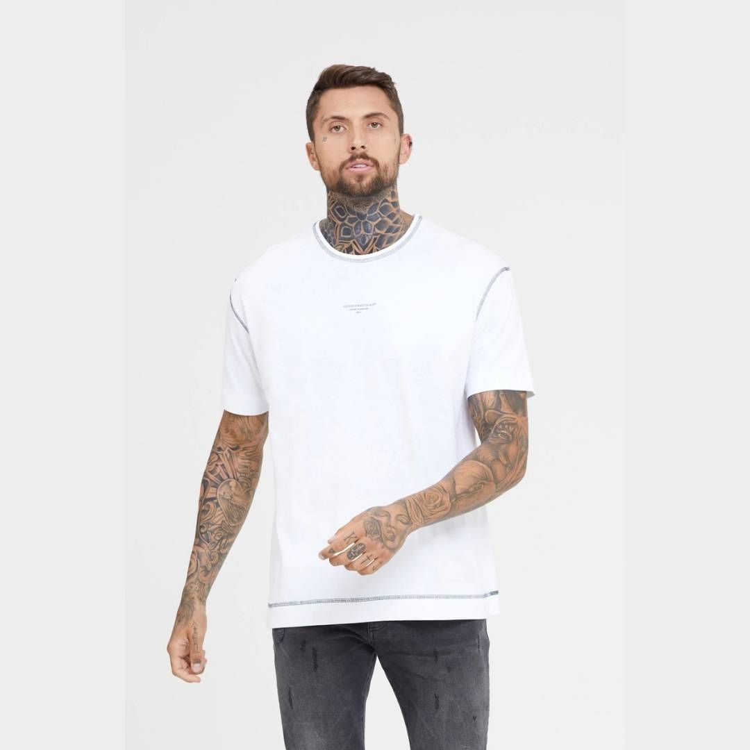 GOOD FOR NOTHING OVERSIZED FLATLOCK STITCH TSHIRT