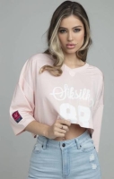 SIKSILK RETRO FOOTBALL CROP JERSEY