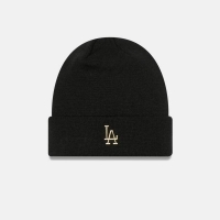 NEW ERA LOS ANGELES DODGERS METALLIC BADGE CUFF BEANIE