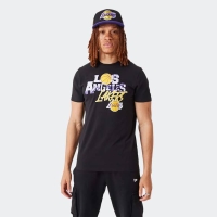 NEW ERA LOS ANGELES LAKERS NBA INFILL GRAPHIC TEE