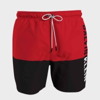 CALVIN KLEIN MEDIUM COLOR-BLOCK SWIM SHORT