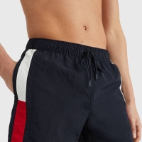 TOMMY HILFIGER SIDE FLAG SWIM SHORT