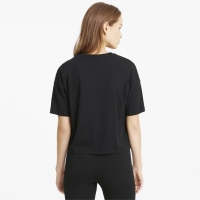 PUMA ESS CROPPED LOGO TEE