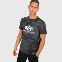 ALPHA INDUSTRIES BASIC T-SHIRT CAMO