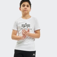 ALPHA INDUSTRIES KIDS BASIC TEE REFLECTIVE PRINT