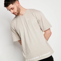 11 DEGREES WASHED HEM PRINT T-SHIRT