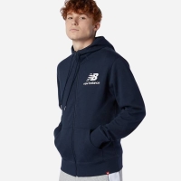 NEW BALANCE ESSENTIALS STACKED FULL ZIP HOODIE