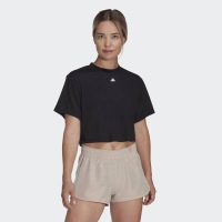 ADIDAS CROPPED TRAINING TEE