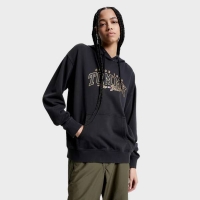 TOMMY JEANS WOMENS RELAXED LUXE VARSITY HOODIE