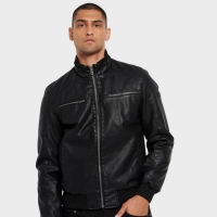 FUNKY BUDDHA LEATHER JACKET