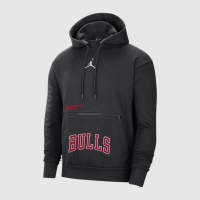 NIKE MENS CHICAGO BULLS FLEECE HOODIE