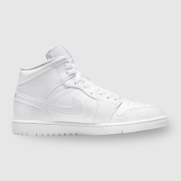 NIKE AIR JORDAN 1 MID TRIPLE WHITE