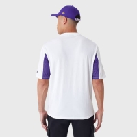 NEW ERA LOS ANGELES LAKERS NBA MESH PANEL TEE