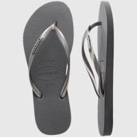 HAVAIANAS SLIM LOGO METALLIC