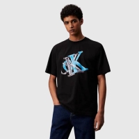 CALVIN KLEIN 3D META MONOGRAM TEE