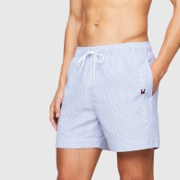 TOMMY MEDIUM DRAWSTRING STRIPE SWIM SHORT