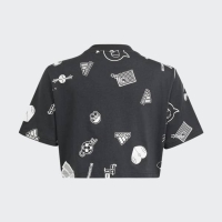 ADIDAS JUNIOR  BRAND LUV CROPPED TEE