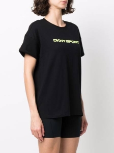 DKNY LAYERED SHADOW LOGO LEGGING TEE